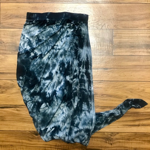 Tie Dye Angled Skirt - Picture 2 of 3